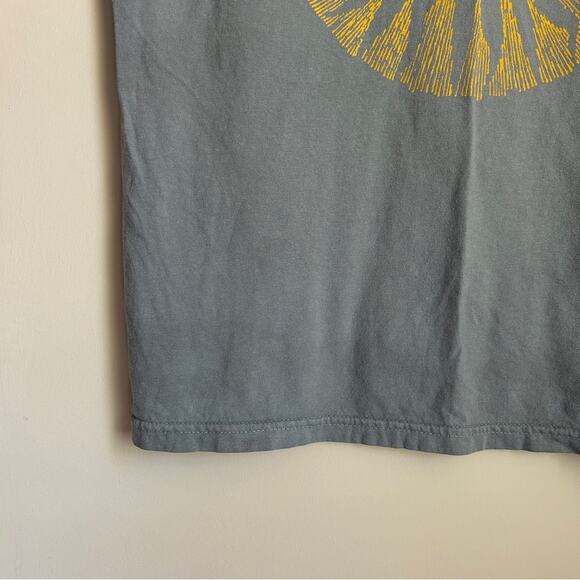 Comfort Colors Gray Yellow Sun South Padre Island Texas Tank Top Size Medium - Picture 3 of 7